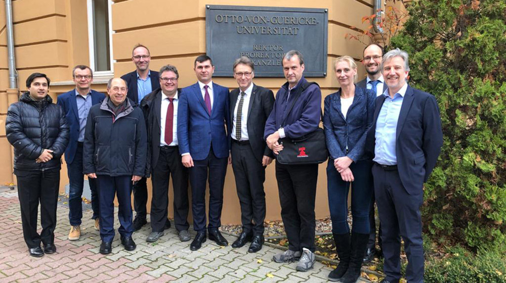 Erfolgreicher Besuch der russischen Delegation aus Tomsk an der Uni Magdeburg. 
