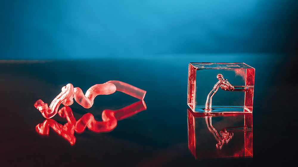 Aneurysmaphantommodelle aus Silikon zur risikofreien Testung neuartiger Behandlungsansätze und Validierung der Blutflusssimulationen (c) Jana Dünnhaupt Uni Magdeburg