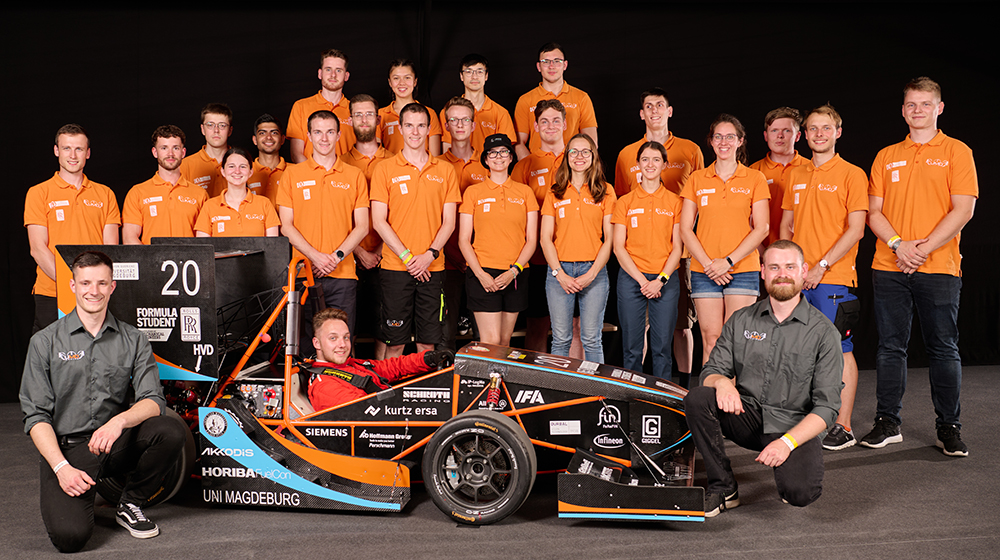 Gruppenfoto vom UMD Racing Team (c) Formula Student Germany