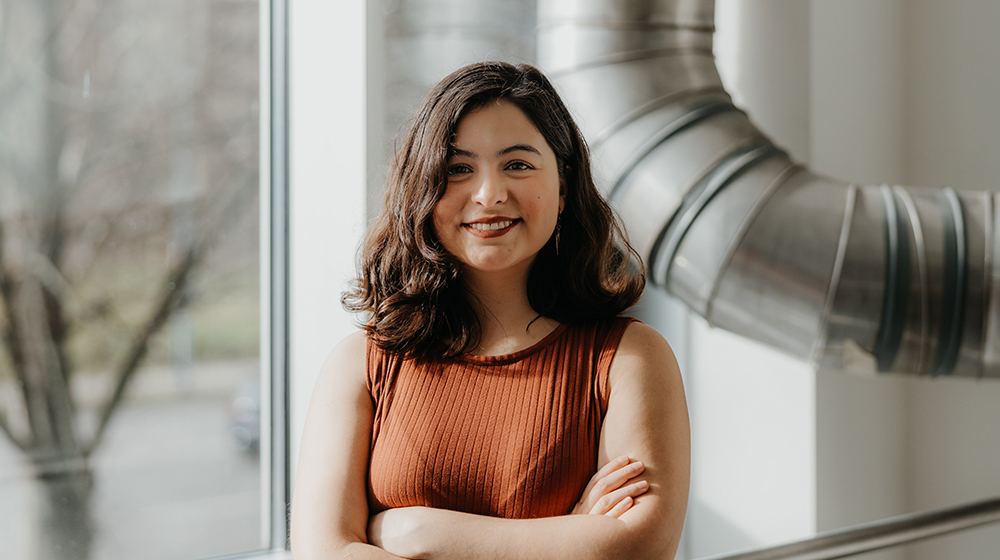 Potrait von Gabriela Medina (c) Hannah Theile Uni Magdeburg