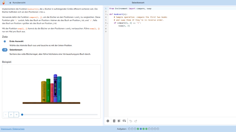 Screenshot Algonautin (c) privat