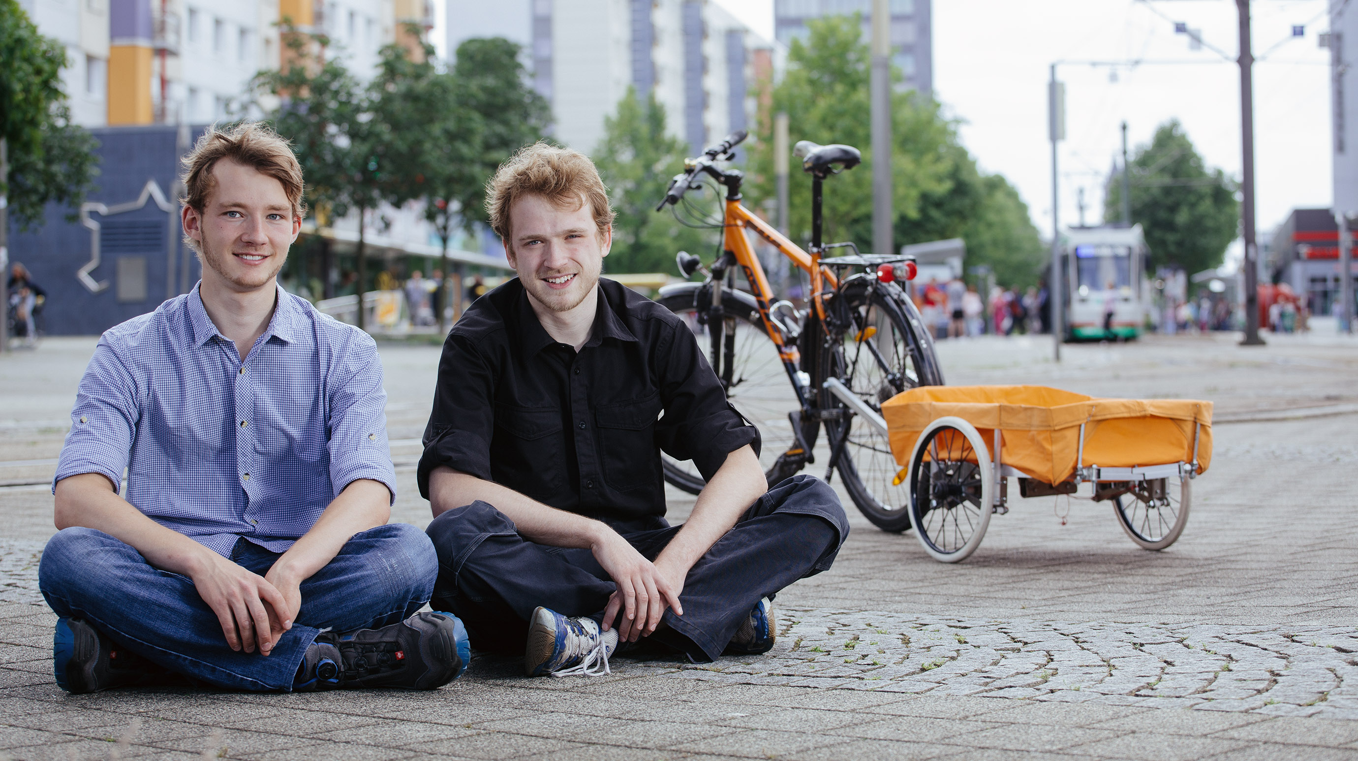 Die Trenux-Gründer Finn Süberkrüb und Markus Rothkötter.