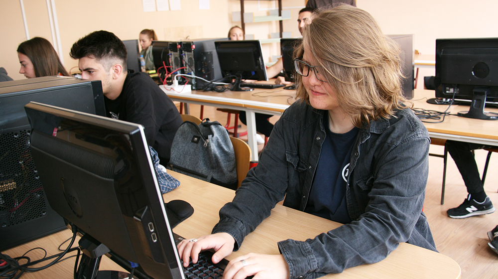 Hannah is studying for her Bachelor's degree in computer science at the University of Magdeburg and the Technical University of Sofia in Bulgaria. (Photo: private)