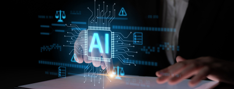 Künstliche Intelligenz Einblendung, dahinter eine Hand (c) shutterstock