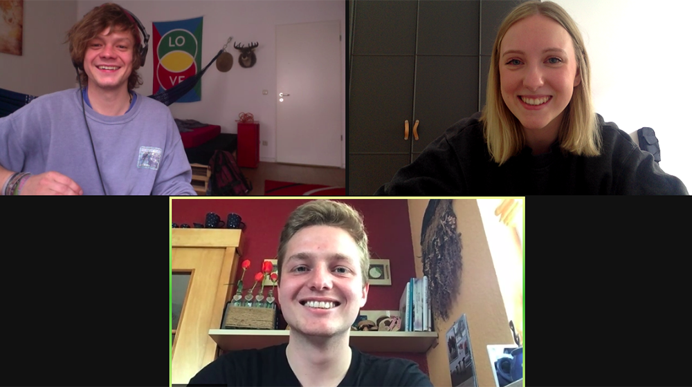 Das Interview führte Margo Blumenthal via Zoom